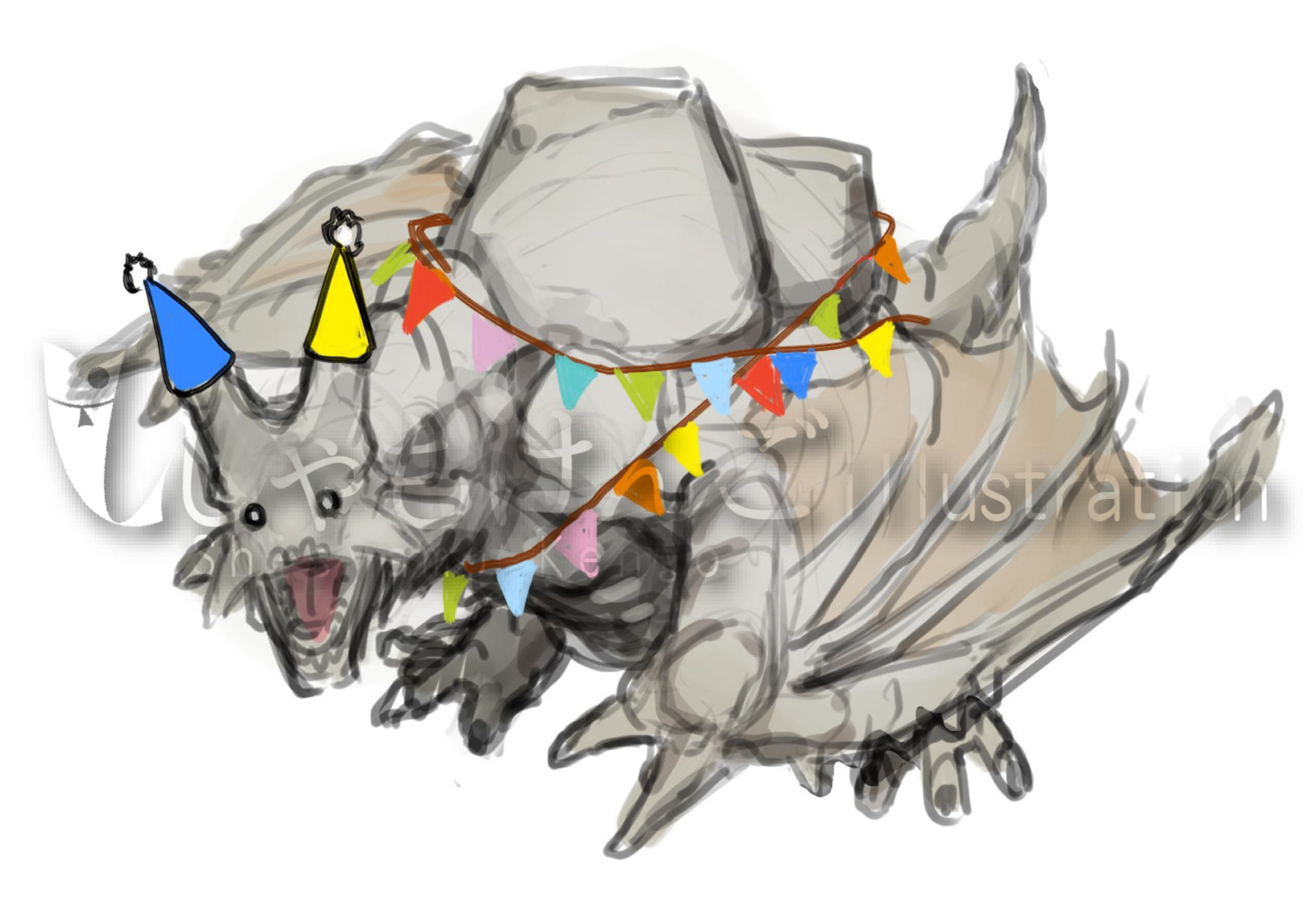 モンハン20周年イラスト企画「バサルモス」 – ししゃもけんごillustration