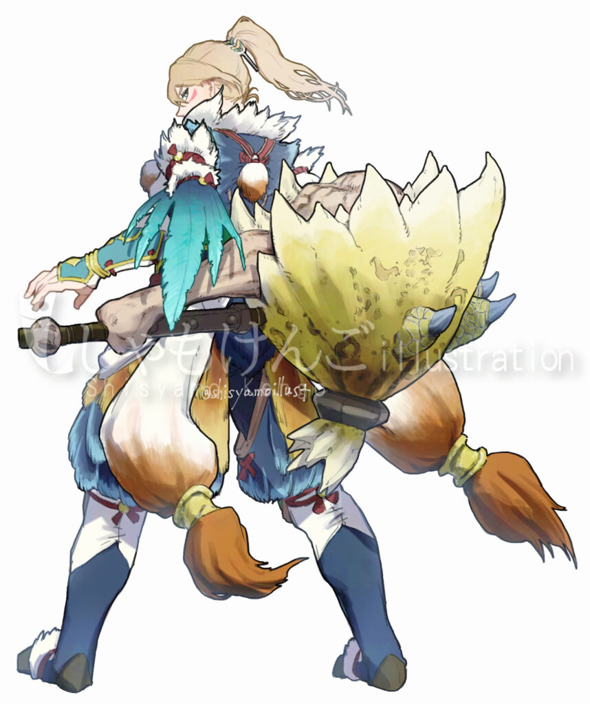 モンスターハンターRISE ライトノベル表紙サンプル ハンター